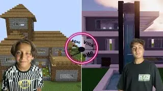 ABİMLE MİNECRAFT ' TA RASTGELE EV YAPMA YARIŞMASI YAPTIK !!