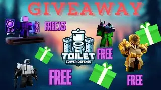 🎉GIVEAWAY🎉 ! FREE DJ TV MAN , FREE UNITS and BIG NEWS ! Toilet Tower Defense