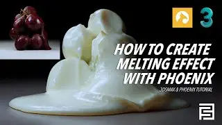 How to create melting effect | 3dsmax x Phoenix Tutorial