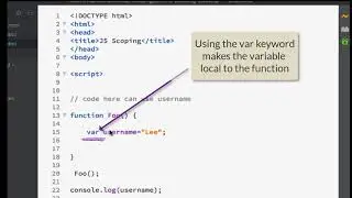Local Variables in Javascript