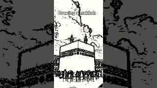 Drawing a makkah #shorts
