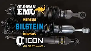 OME MT64 vs Bilstein 6112 vs Icon 2.5 EXP