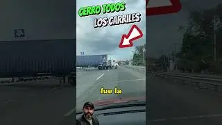 🔥LE toco hacer esta maniobra 🔥😱 #camiones #truck #camioneros #trailer #camion