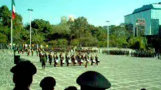 Cadetes de la Escuela Médico Militar. Cadets of a military medicine school.