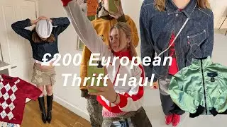 £200 European Thrift Haul