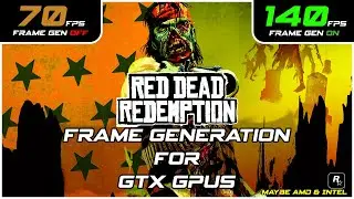 How To Install Red Dead Redemption PC Frame Generation Mod No HUD/UI Flickering #fsr3