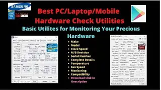 Boost Your Tech IQ with the Best Hardware Check Utilities | GPU-Z, CPU-Z, Temperature Monitor