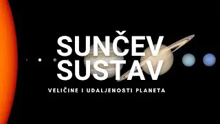 Sunčev sustav: veličine i udaljenosti planeta