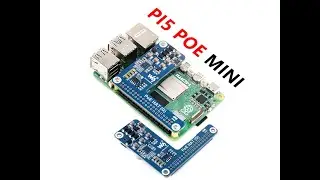 Raspberry Pi 5 PoE MINI HAT(G) Power over RJ45 Ethernet 802.3af/at Moudle for Pi5