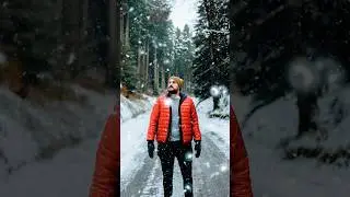 Cara Membuat Efek Salju Di Photoshop! #photoshoptutorial #photoshopindonesia #youtubeshorts #shorts
