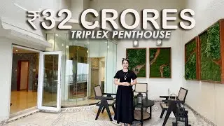 ₹32 Cr Sky Villa Penthouse | Sea & Racecourse Views in South Mumbai 🏇 🌊