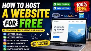How to Host a Website for FREE (Free Domain, Free Hosting, PHP & MySQL Database Setup)