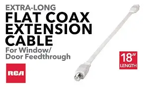 RCA VHFC015E Flat Coax Cable