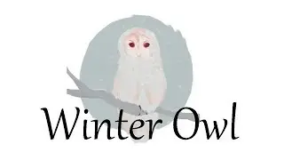 Winter owl - Speedpaint