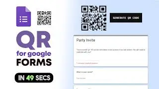 How to Create QR code for Google Form