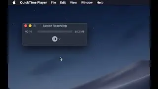 How to Pause QuickTime Player Screen Recording on Mac