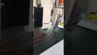 leather perforation and stitching machine