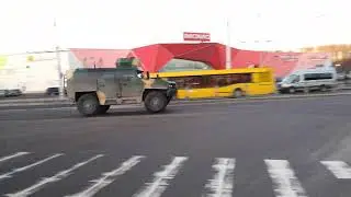 Броневик на улицах Минска!