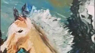 Oil Painting on Canvas - Live Painting Video