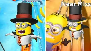 Minion Rush: Magician Minion Avoid Collecting Bananas Gameplay at The Arctic Base & The Pyramids