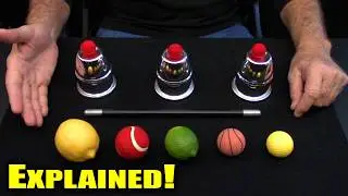 Cups and Balls ...with a twist ~ (Sleight-of-Hand & Misdirection Tutorial)