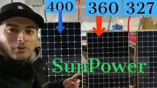 Different Sizes Of SunPower Solar Panels