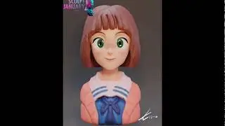 Sculpt January 2018 Day 31 - Emotions: Happiness