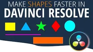 Make Shapes Fast | DaVinci Resolve Fusion