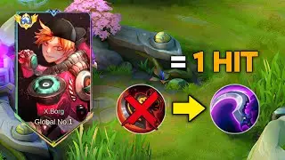 NEW X-BORG BEST 1 SHOT BUILD TOTORIAL TO RANK 2023 😱!! GAMEPLAY TOP GLOBAL 1 X-BORG || MLBB 🔥