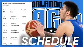 KAI SOTTO | ORLANDO MAGIC NBA SUMMER LEAGUE SCHEDULE