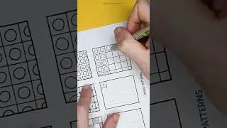 Easy Geometric Zen Doodle Pattern Idea (IV)