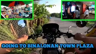GOING TO BINALONAN TOWN PLAZA BONDING WITH FAMILY #TricycleMotoVlog