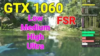 Avatar Frontiers of Pandora | GTX 1060 | Low/Medium/High/Ultra | Performance Test