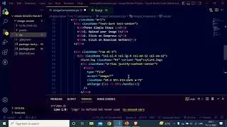 3. Developing the main logic  |  Image Resizer Web Project | React JS Project Tutorial | #project