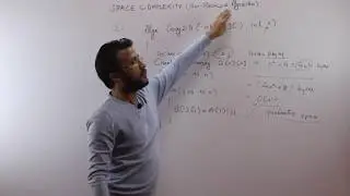 Space complexity for non-recursive algoirthm