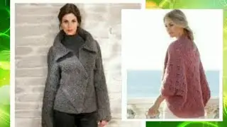 💥💯🌸10 моделей жакетов из толстой пряжи спицами - Вязание
