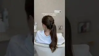 Прячем резинку / лайфхак #hairstyle #прически #hair #укладки #волосы