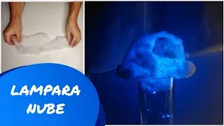 Como hacer lampara de Nube de escritorio 🌩 Reciclaje creativo ♻️
