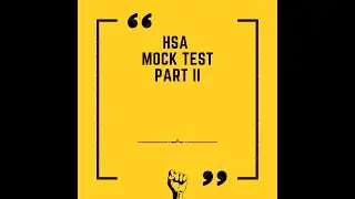MOCK TEST HSA ENGLISH
