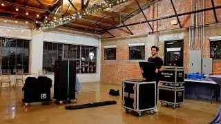 Thank God For Casters... Live Sound PA System Setup
