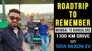 Mumbai to Bangalore Road Trip with TATA Nexon EV Trailer