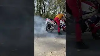 Бернаут Honda🔥🖤🥷 