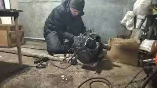 Завожу двигатель сгоревший рыси 113