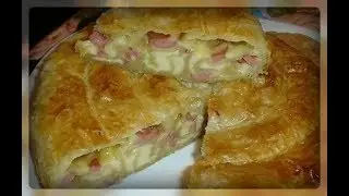 Рулет с сосисками и сыром