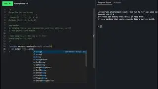 Merge Two Sorted Arrays | JavaScript Arrays Episode 7