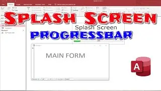 Master MS Access Splash Screen with Progress Bar | Beginner & Advanced Tutorial