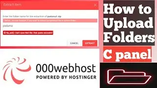 How To Add folders In 000webhost C panel | ftp_mkdir(): Can't create directory:File exists |web host