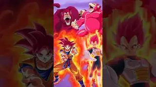 Vegeta vs Goku || #whoisstrongest  || #goku #vegeta #dbz #shorts