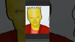 Turning myself into Bart. 
