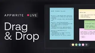 Building draggable elements with Javascript & Sticky Notes app